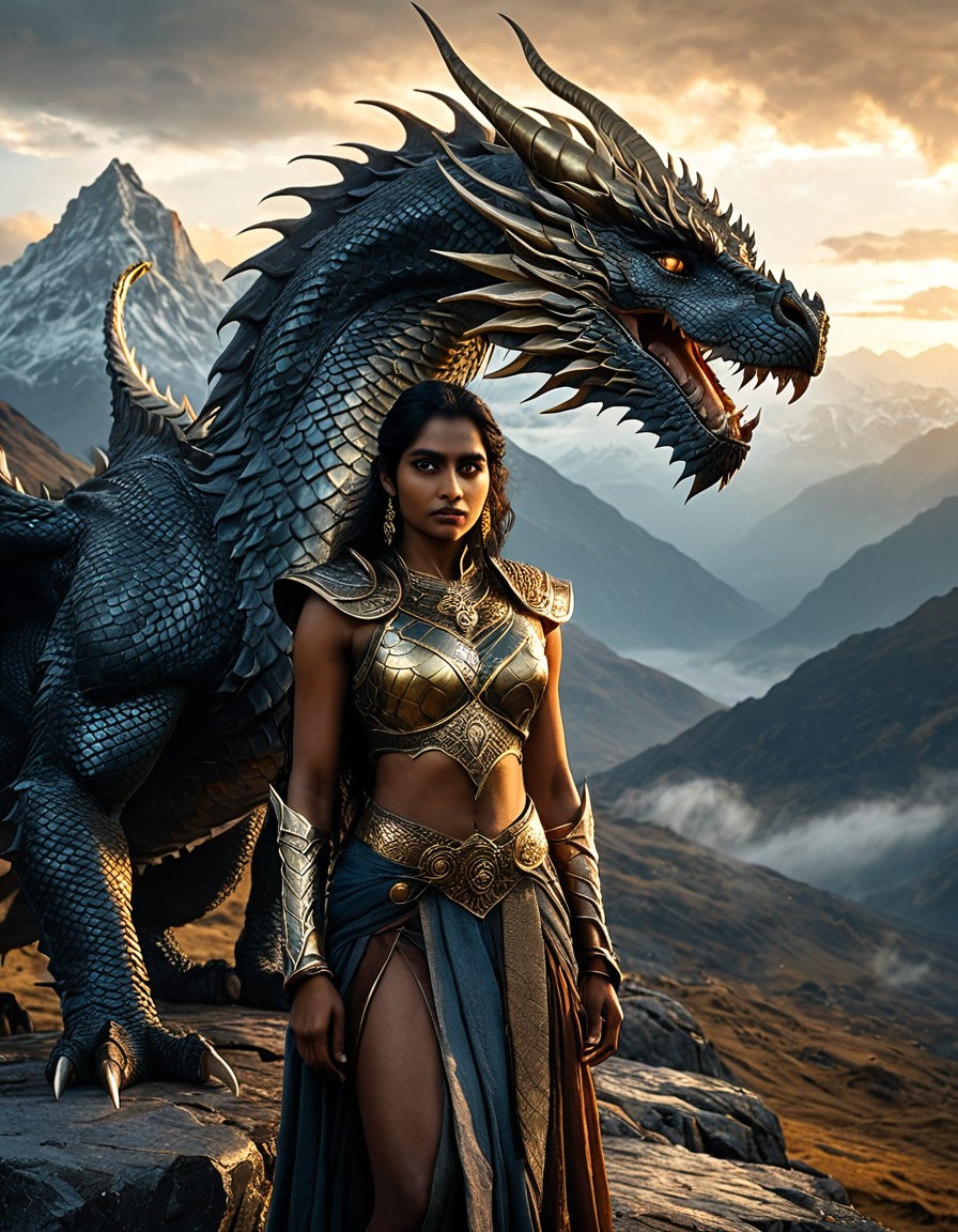 Priya – Mit Drachen