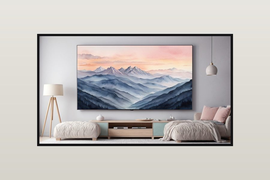 Frame-TV-Art „Mountains“
