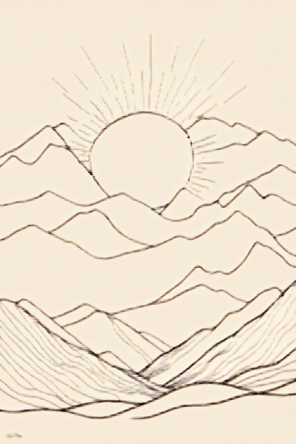 Print Sunandmountains