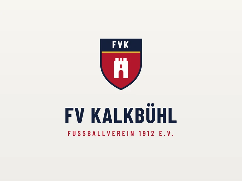 Nachher: Logo FV Kalkbühl 1912 modernisiert, als saubere Vektorgrafik