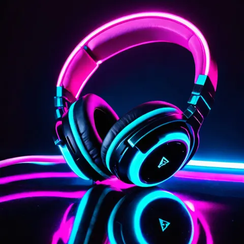 Beispielbild Tech Cyberpunk Neon (KI-generiert)